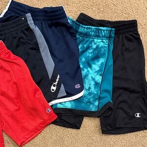 Lot of 4 Boys, Size 5/6 Athletic Shorts, Champion & DSG